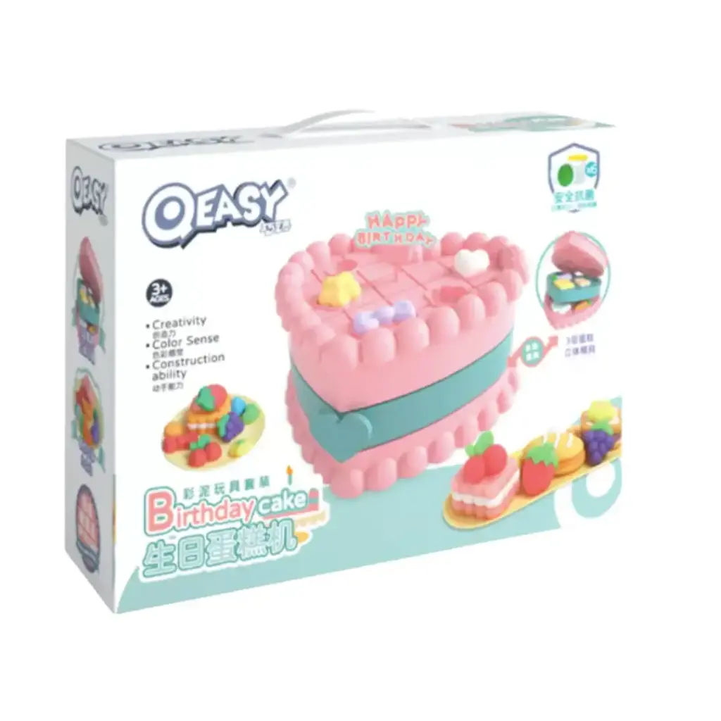 QEASY Birthday Cake Designer Claydough Set