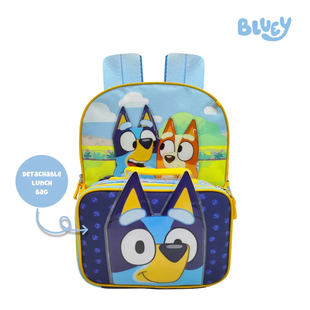 Bluey Backpack & Lunch Bag Set