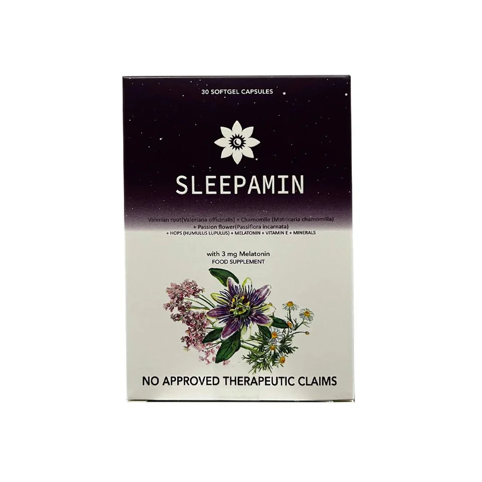 Sleepamin Natural Sleep Aid Softgel Capsules 30s
