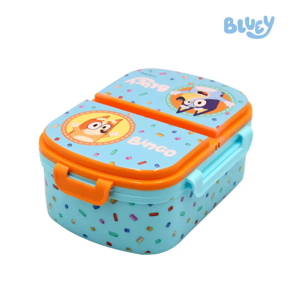 Bluey 3-Partition Lunch Box (Various Designs)
