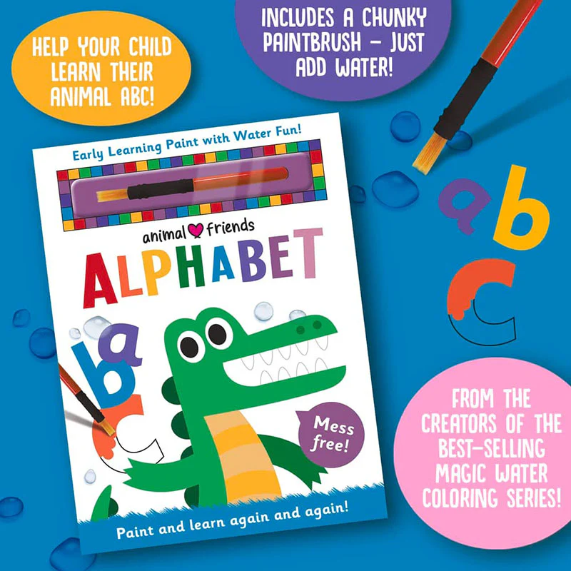 Animal Friends - Alphabet (Early Learning Magic Water Coloring)