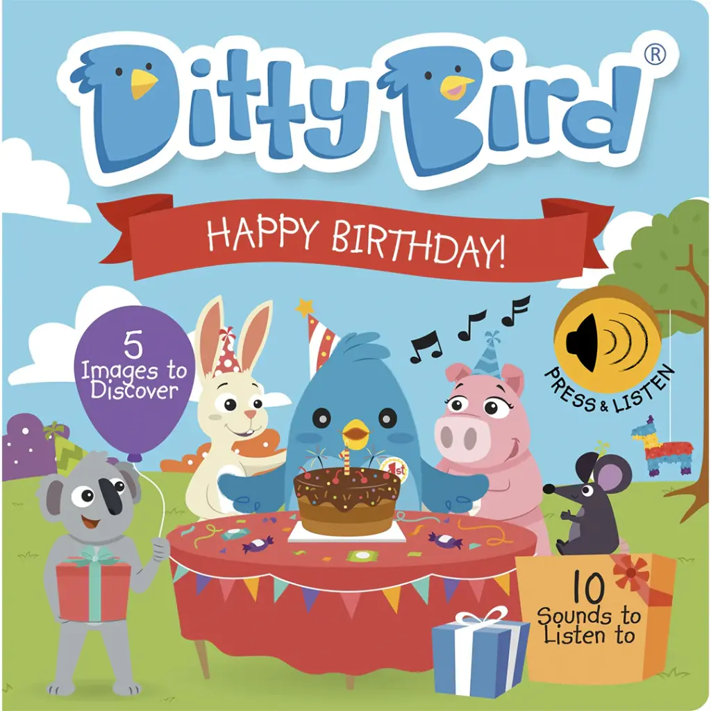 Ditty Bird Happy Birthday! Sound Book