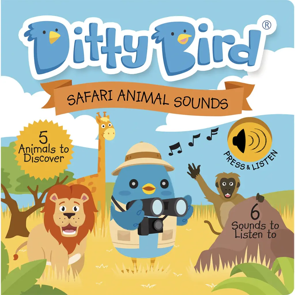 Ditty Bird Safari Animal Sounds Sound Book