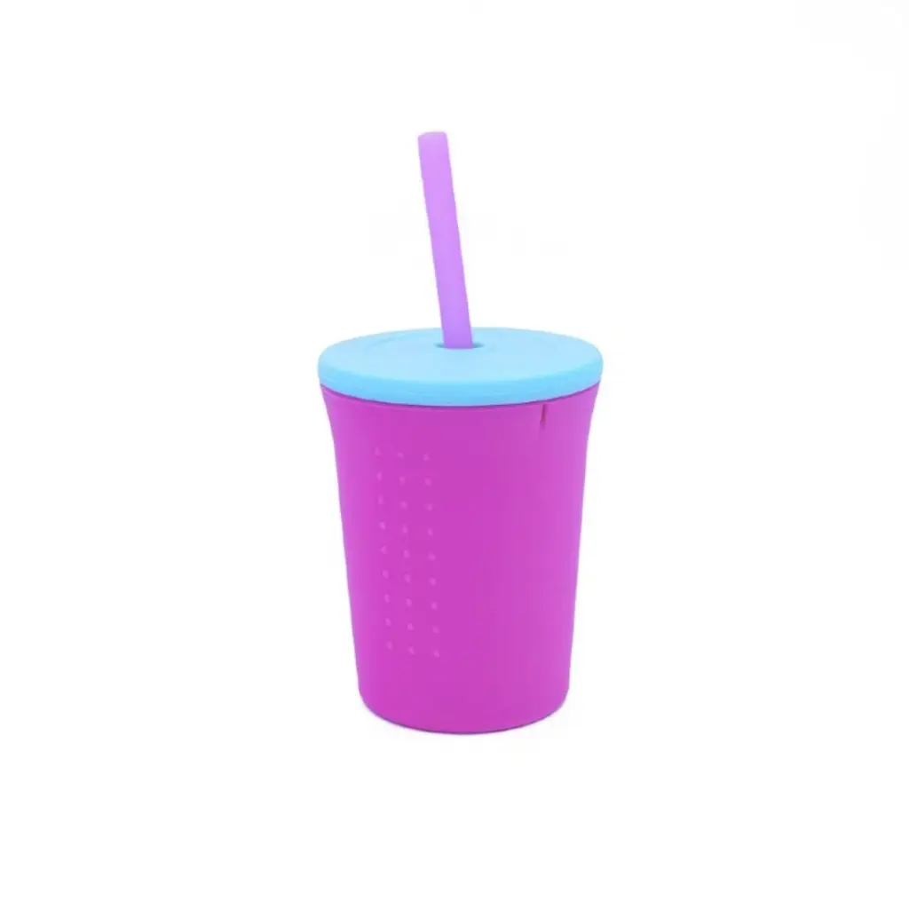 GoSili Silicone Straw Cup 12oz.