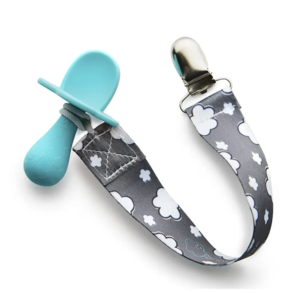 Grabease 2 in 1 Chewing Toy & Self Feeding Silicone Spoon