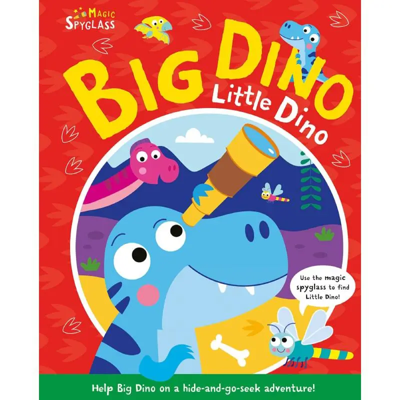 Magic Spyglass Seek and Find Book: Big Dino Little Dino