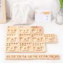 The Kiddie Concept Counting Pegs Math Toy Set