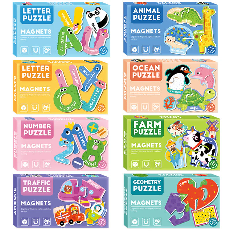 The Kiddie Concept Puzzle Magnets
