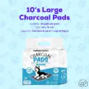 Pupaholic PH Large Charcoal Pads (60 x 70 cm)
