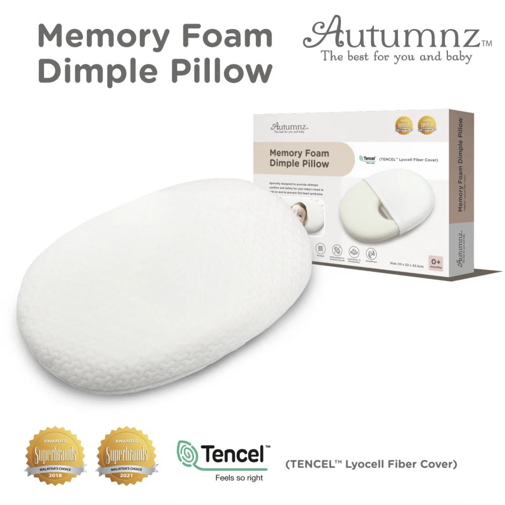 Autumnz Newborn Memory Foam Dimple Pillow
