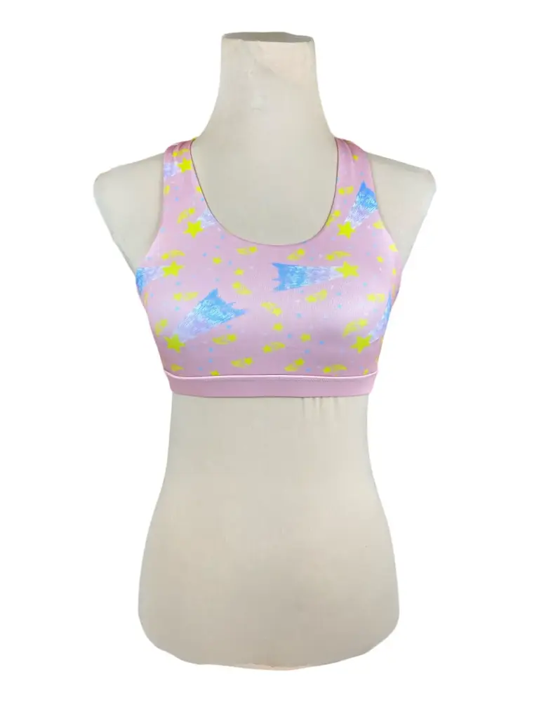 Koa Coral Shooting Star Sports Bra