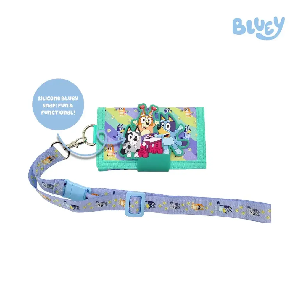 Bluey Wallet with Lanyard