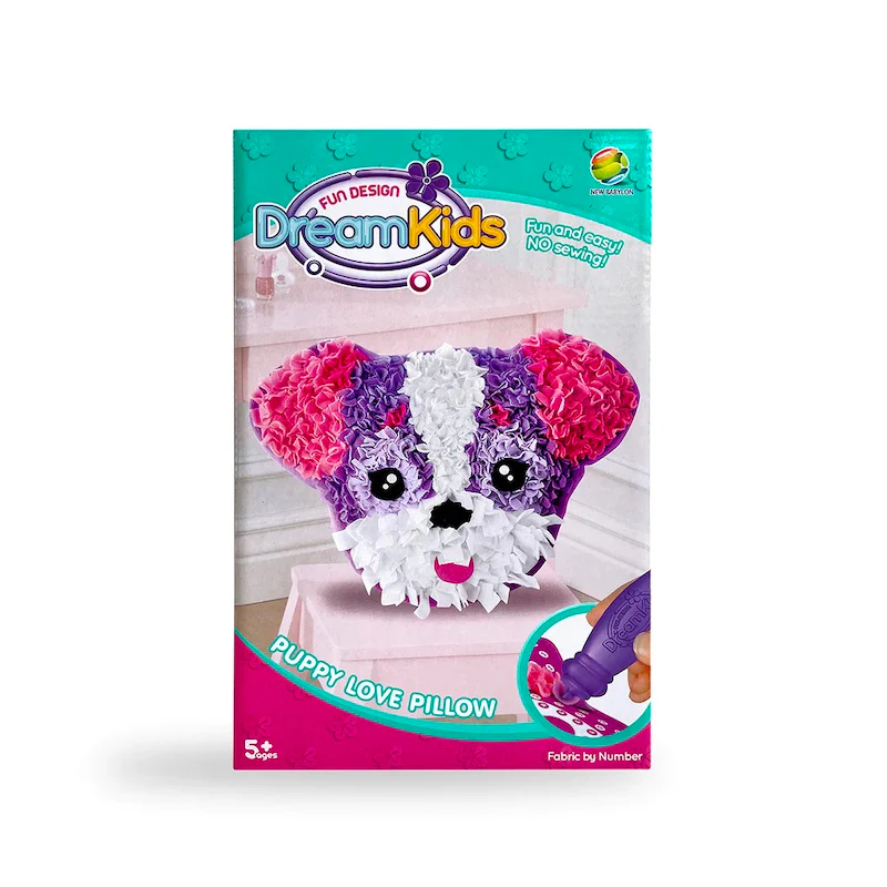 Dream Kids Fabric by Number Pillow Crafting Kit - SALE ITEM