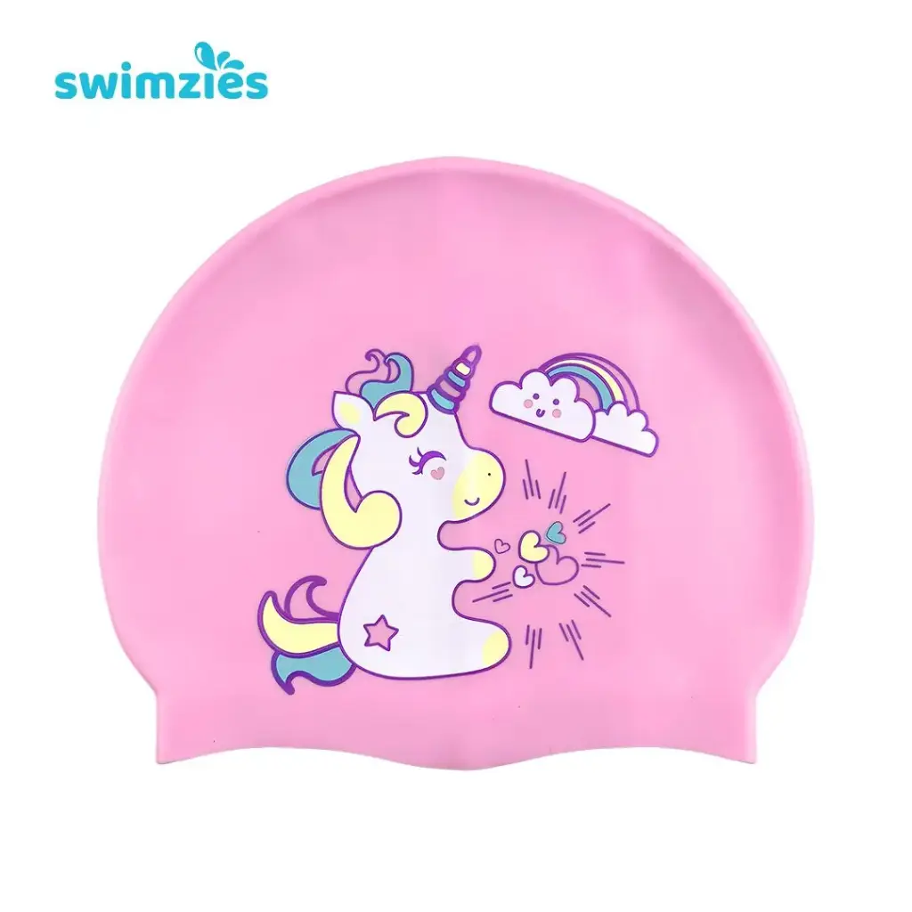 Swimzies 100% Silicone Kids Swim Cap (New Designs)