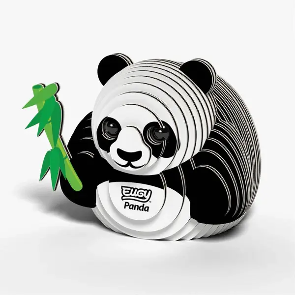 Eugy 3D Cardboard Model Kit - Panda