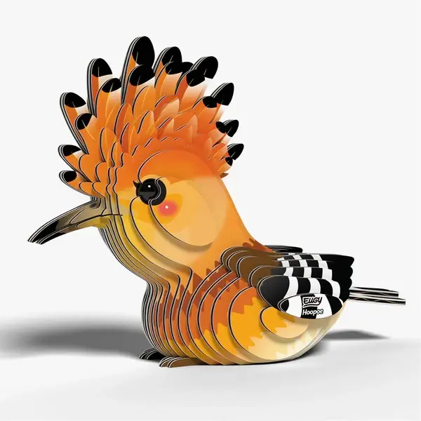 Eugy 3D Cardboard Model Kit - Hoopoe
