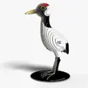 Eugy 3D Cardboard Model Kit - Crane