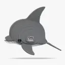 Eugy 3D Cardboard Model Kit - Dolphin