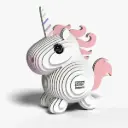 Eugy 3D Cardboard Model Kit - Unicorn