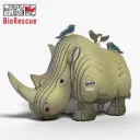 Eugy 3D Cardboard Model Kit - Rhino
