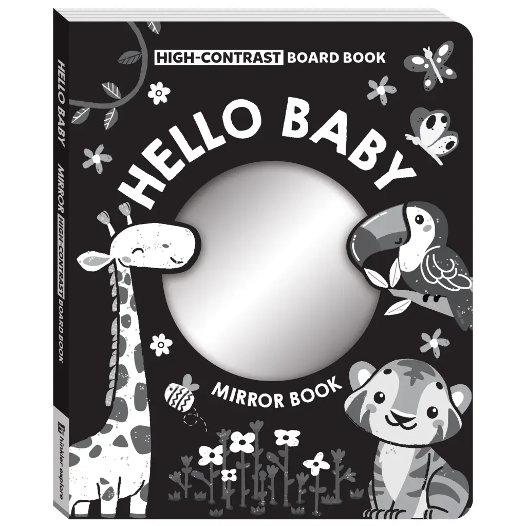 High Contrast Board Book: Hello Baby Mirror Book