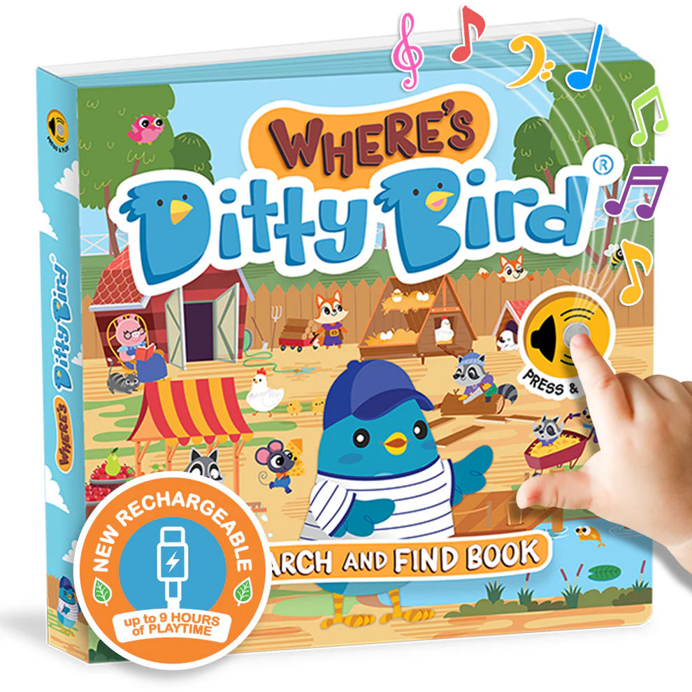 Where's Ditty Bird Search and Find Book