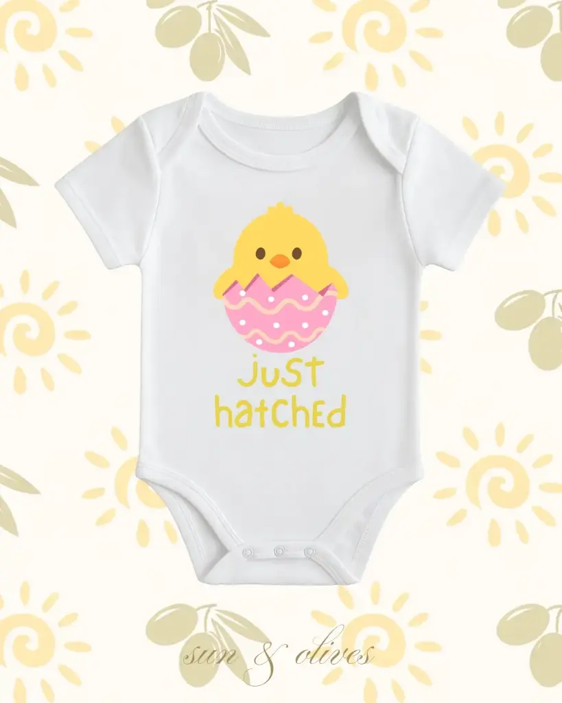Sun & Olives Baby Onesie - Just Hatched
