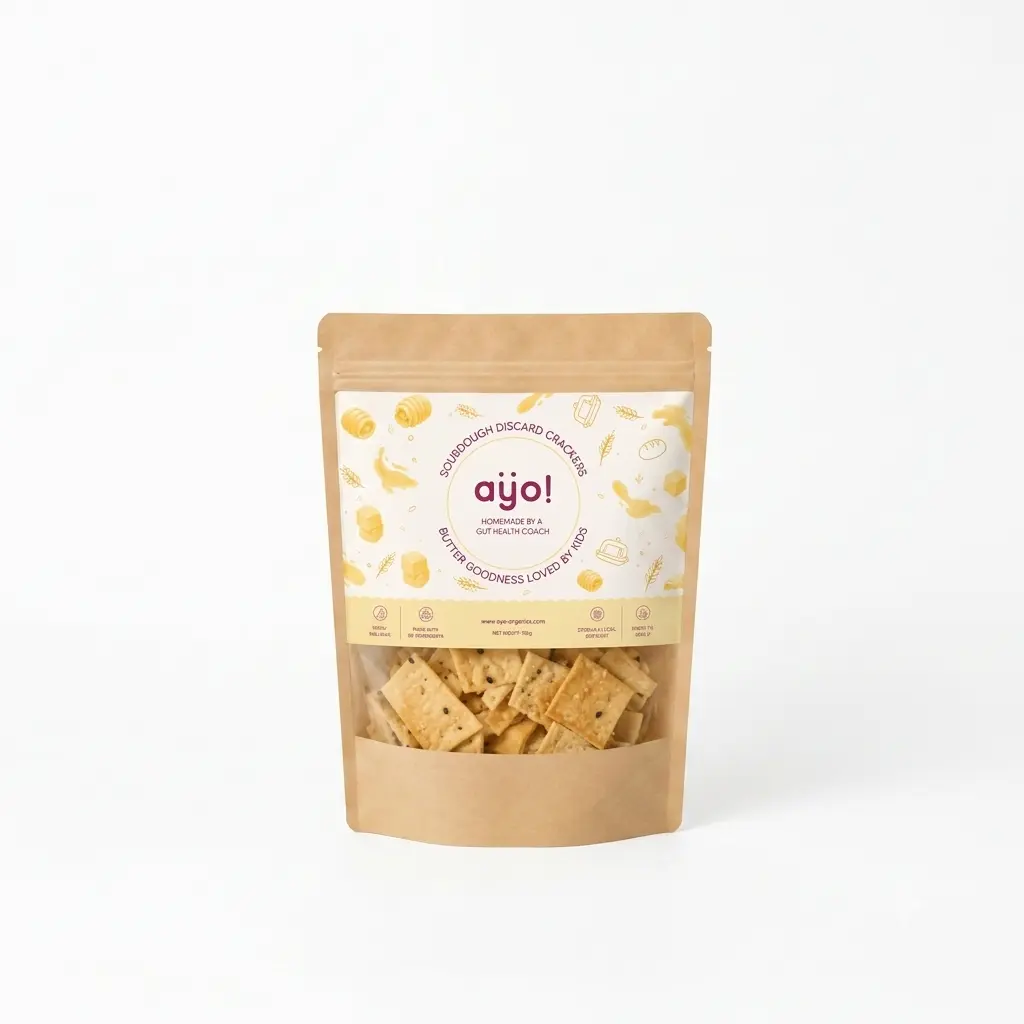 Ayo Sourdough Discard Crackers