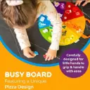 Sensory Felt Color Sorting Busy Board