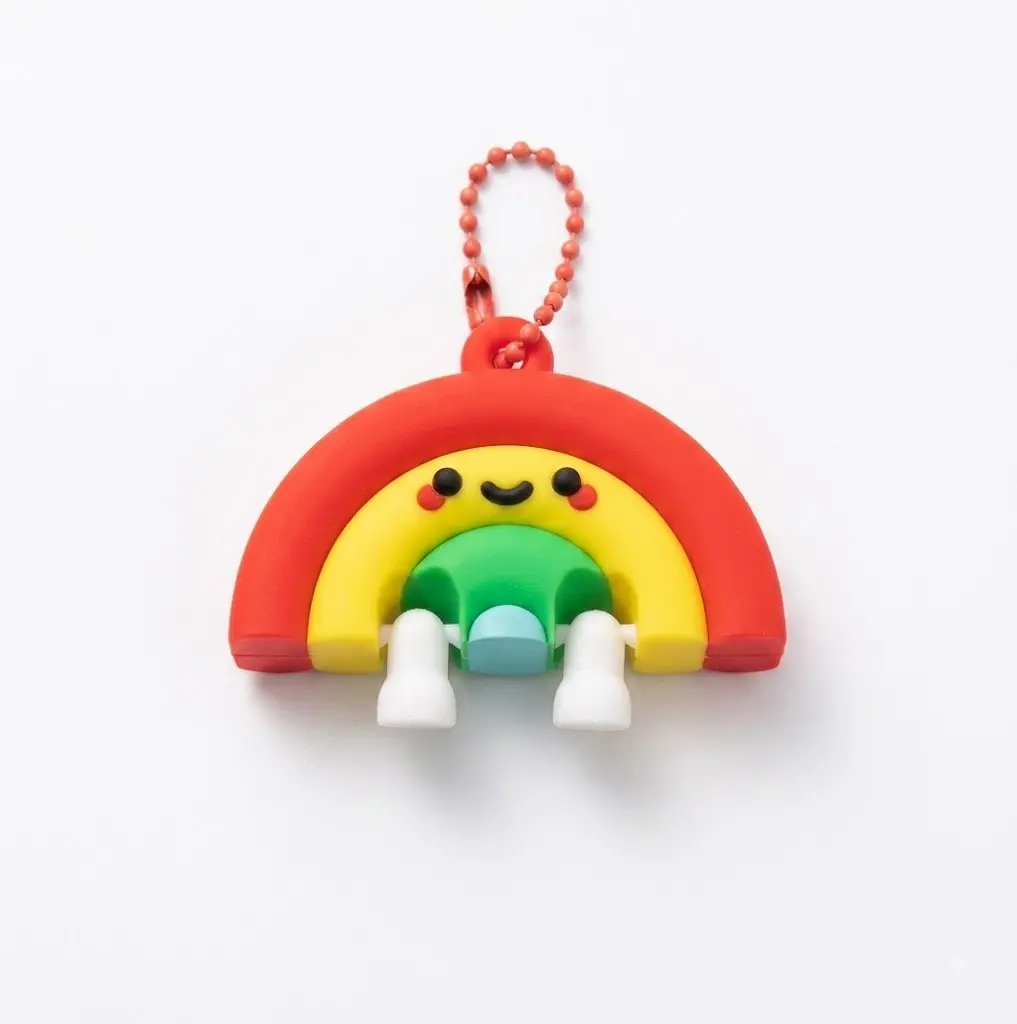 Rainbow 3D Printed Toy Charm