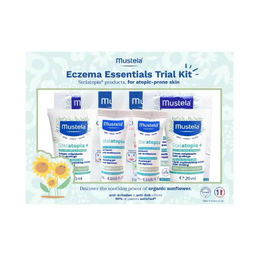 Mustela Eczema Essentials Trial Kit for Atopic-prone Skin