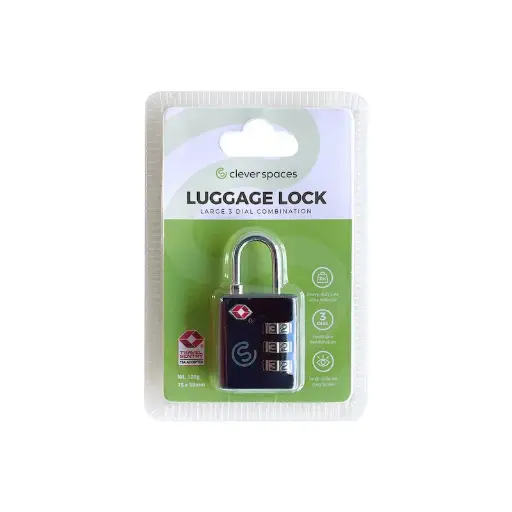 Clever Spaces 3-Dial Combo TSA Luggage Lock