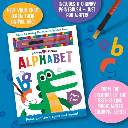 Animal Friends - Alphabet (Early Learning Magic Water Coloring)