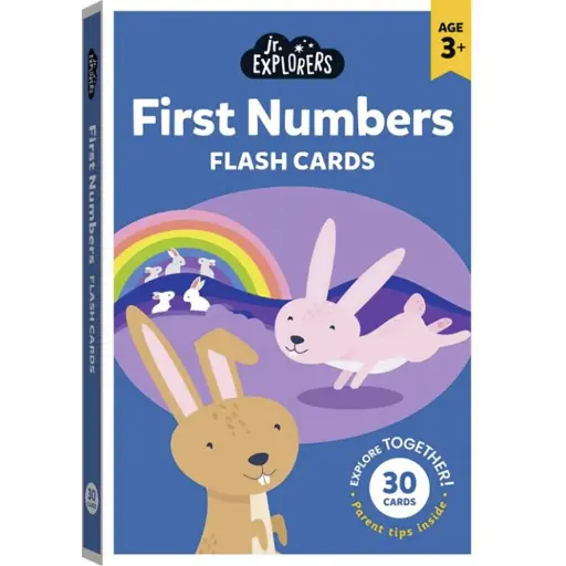 Junior Explorers First Numbers Flash Cards (Large)