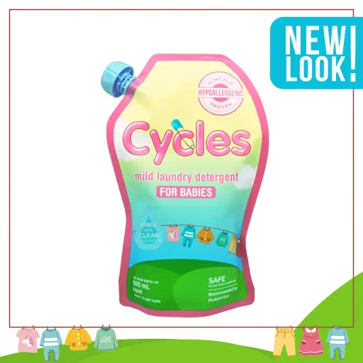 Cycles Mild Laundry Detergent Liquid Refill 800ml