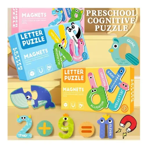 The Kiddie Concept Puzzle Magnets