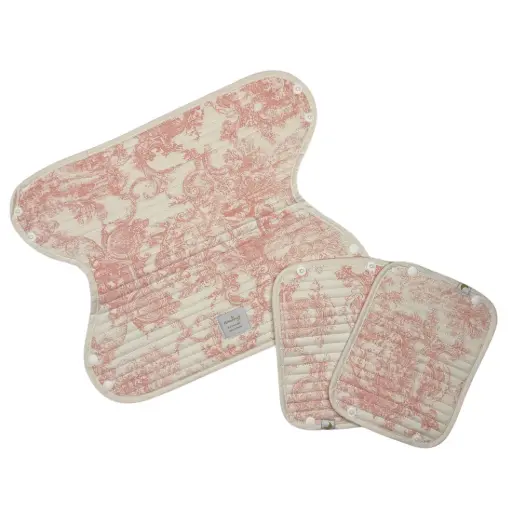 Emong Toile De Jouy Teething Pad for Baby Carriers