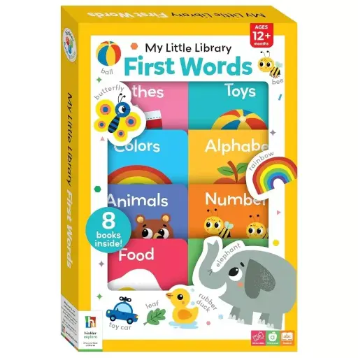 My Little Library First Words Board Book Set