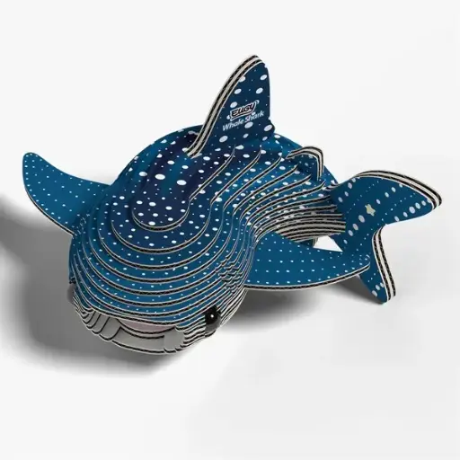 Eugy 3D Cardboard Model Kit - Whale Shark