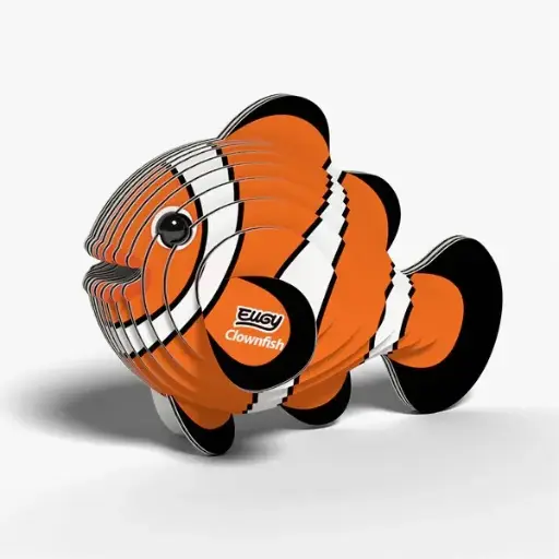 Eugy 3D Cardboard Model Kit - Clownfish