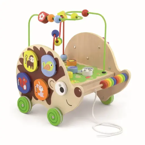 Viga 5-in-1 Pull Along Activity Hedgehog
