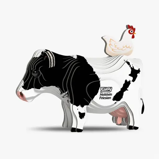 Eugy 3D Cardboard Model Kit - Holstein Friesian