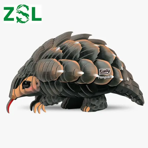 Eugy 3D Cardboard Model Kit - Pangolin