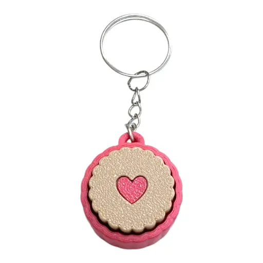 Red Heart Round Clicker