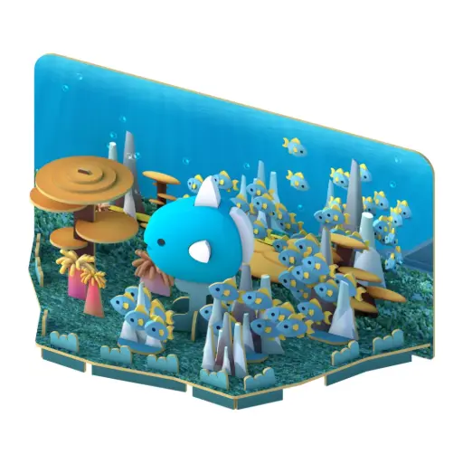 Halftoys 3D Magnetic Puzzle Toy Diorama Set- Ocean Friends Mola